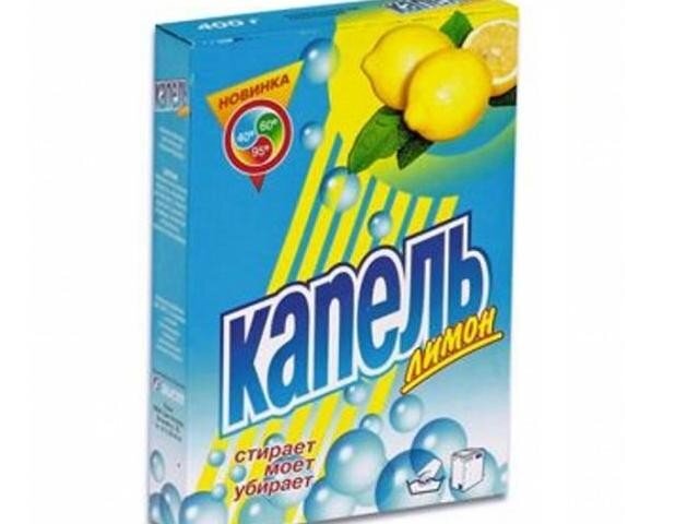Стирал.порошок "Капель" р/с , 400гр.(30шт/кор)