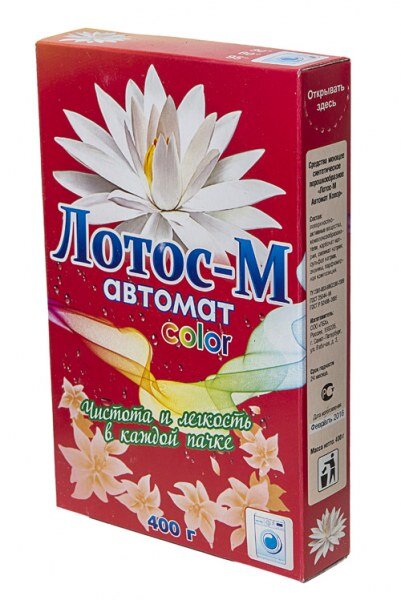 Стирал.порошок "Лотос-М"-автомат 400гр (36)НБХ