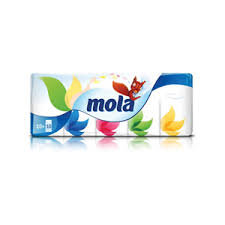 Платочки носовые трехслойные "Mola""De luxe" (10шт/уп)